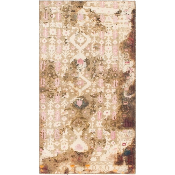 Hand Knotted Ultra Vintage Wool Area Rug - 3' x 5' 8