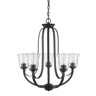 Halliwell  5 Light Chandelier (Bronze - Bronze) - Chandeliers For Bedrooms by Overstock.com