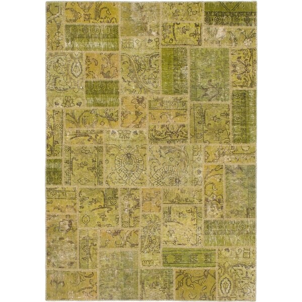 Hand Knotted Ultra Vintage Wool Area Rug - 5' 3 x 7' 2