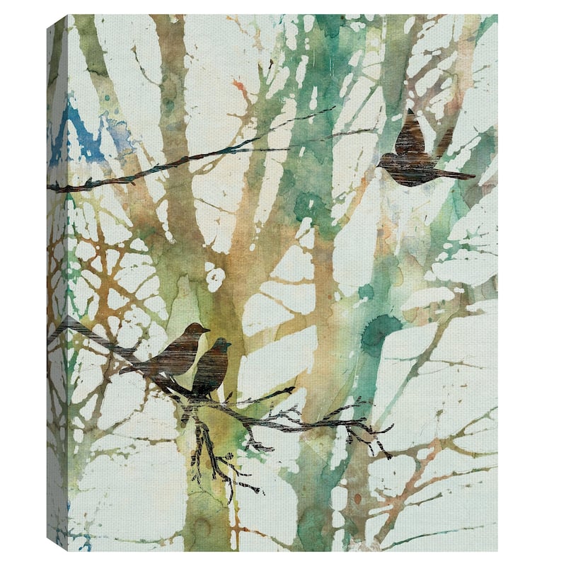 Masterpiece Art Gallery Botanical Birds I by Carol Robinson Canvas Art Print
