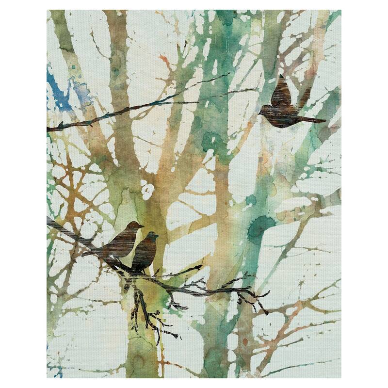 Masterpiece Art Gallery Botanical Birds I by Carol Robinson Canvas Art Print