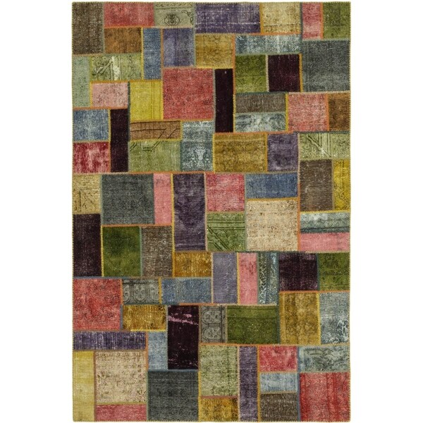 Hand Knotted Ultra Vintage Wool Area Rug - 7' x 10' 6