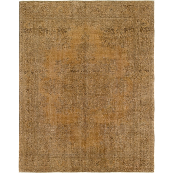 Hand Knotted Ultra Vintage Wool Area Rug - 9' 4 x 12'