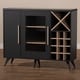 preview thumbnail 10 of 16, Mid-Century Wine Cabinet by Baxton Studio