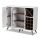 preview thumbnail 12 of 16, Mid-Century Wine Cabinet by Baxton Studio