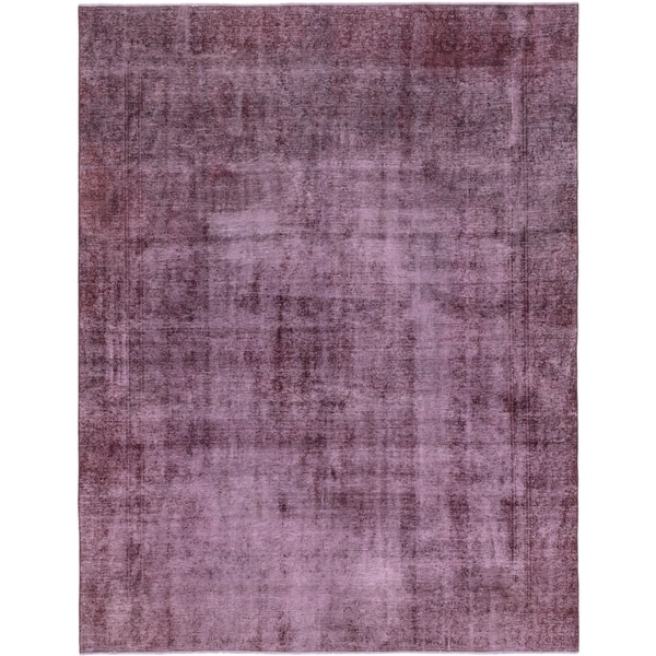 Hand Knotted Ultra Vintage Wool Area Rug - 9' 2 x 11' 8