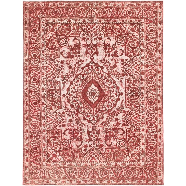 Hand Knotted Ultra Vintage Wool Area Rug - 9' 9 x 13'