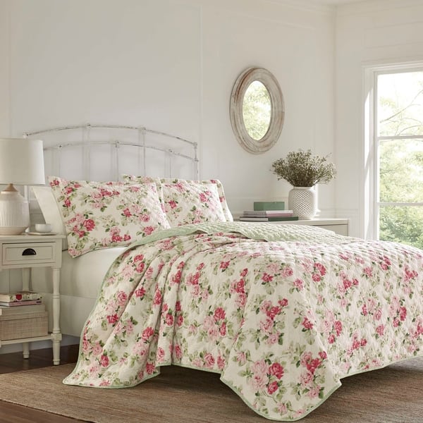Shop Laura Ashley Willa Quilt Set On Sale Free Shipping Today