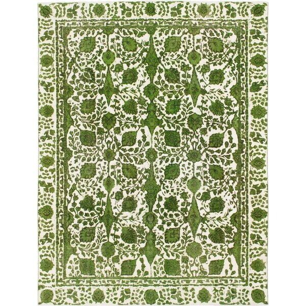 Hand Knotted Ultra Vintage Wool Area Rug - 8' 9 x 11' 8