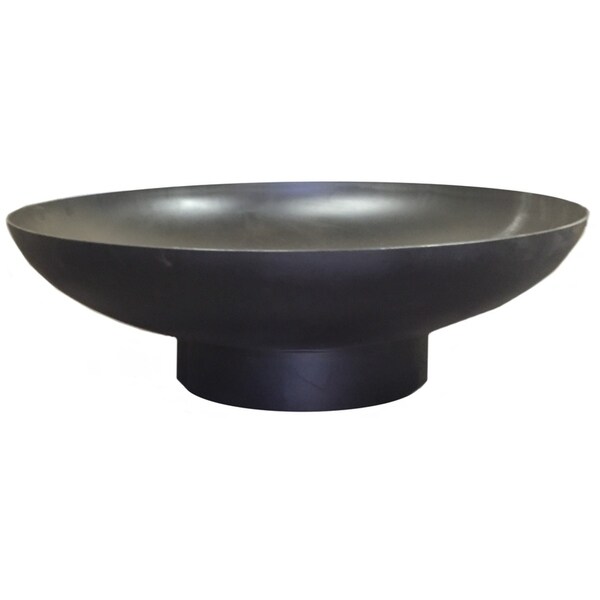 Deeco Consumer Products Nuria Black Steel Fire Pit