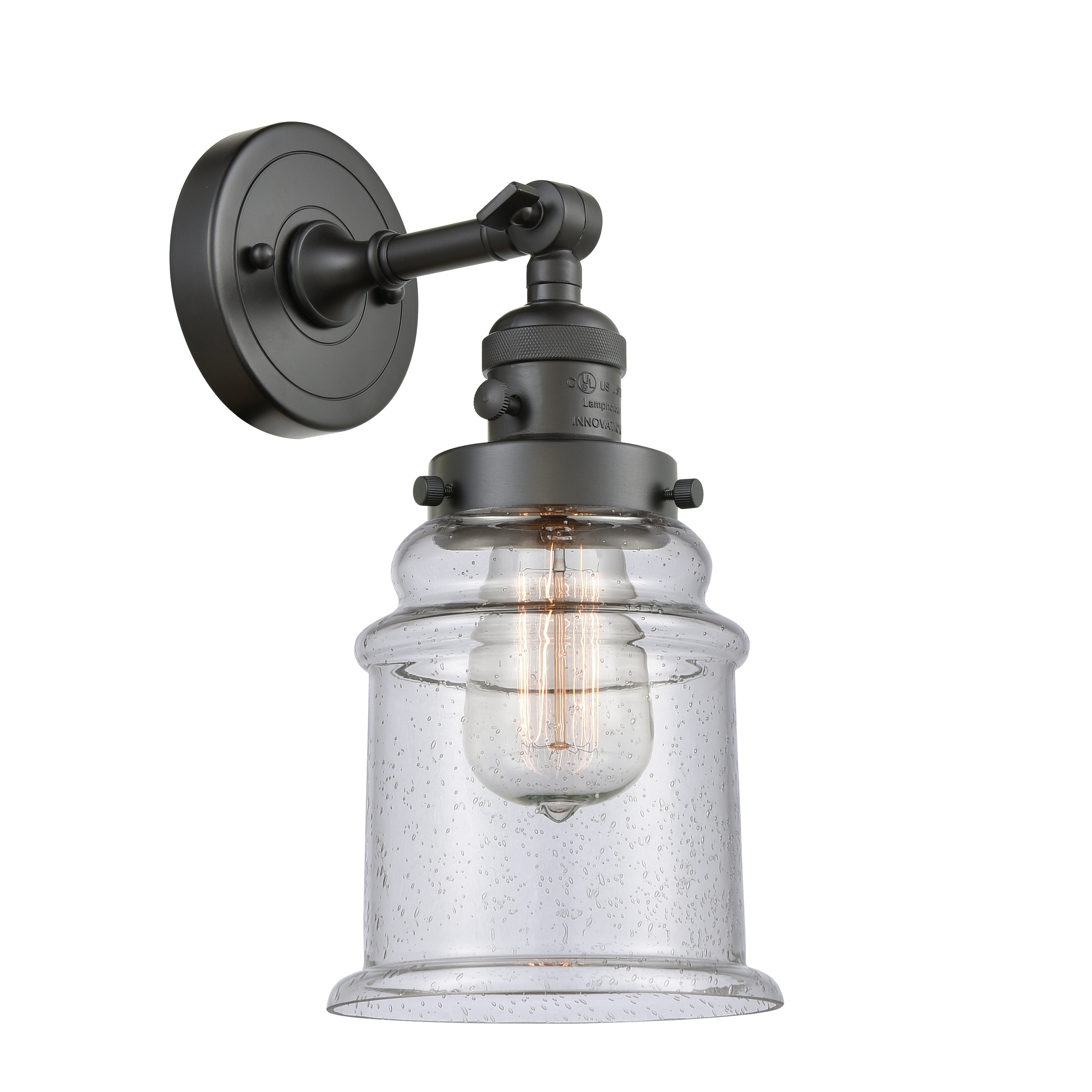 Innovations Lighting Canton 1 Light Sconce With Switch Innovations Lighting Canton 1 Light Sconce With Switch