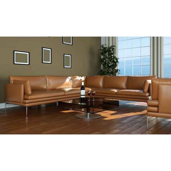 Made to Order Roche Studio Pietro Top Grain Leather Sectional Sofa