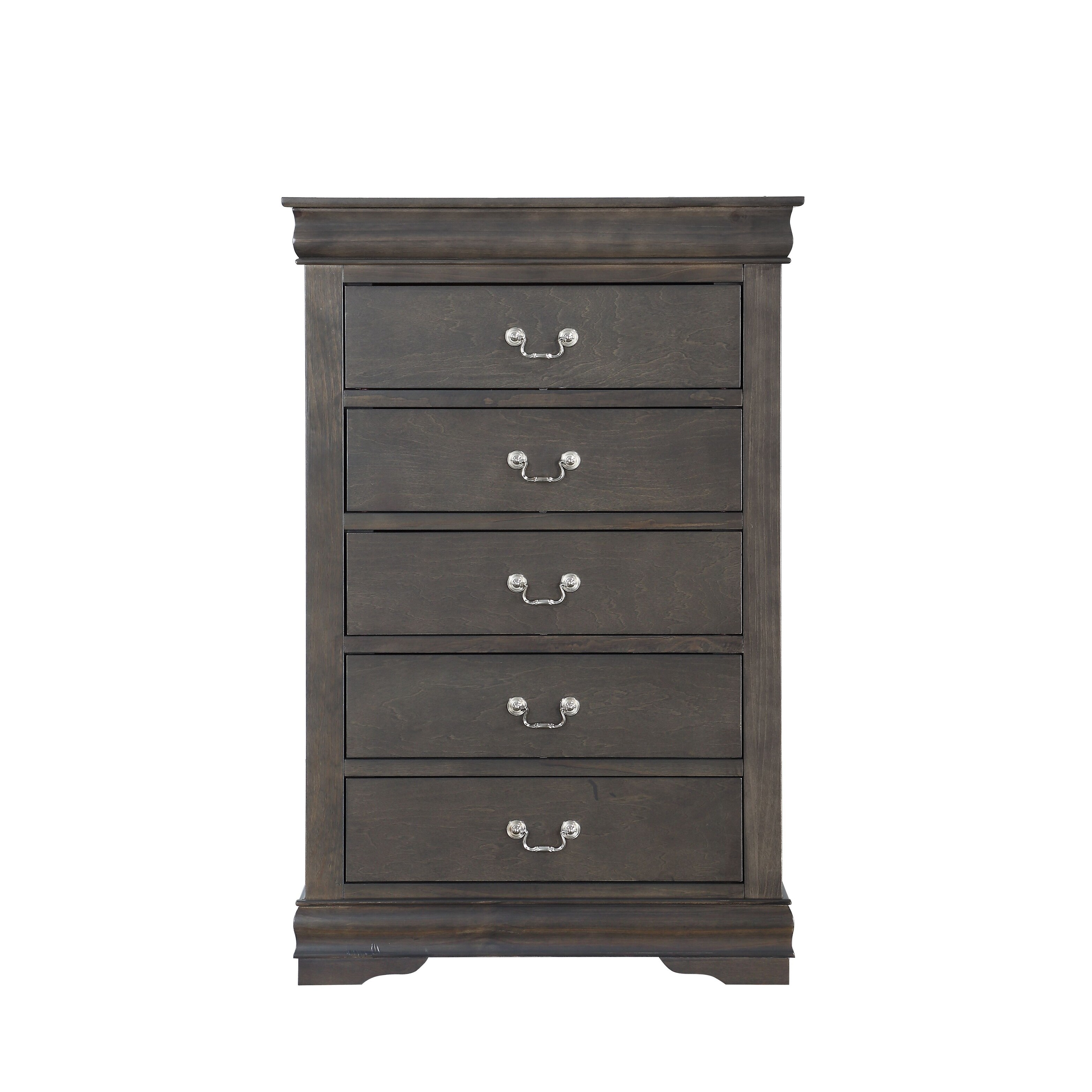Shop Acme Louis Philippe Chest In Dark Gray Free Shipping Today