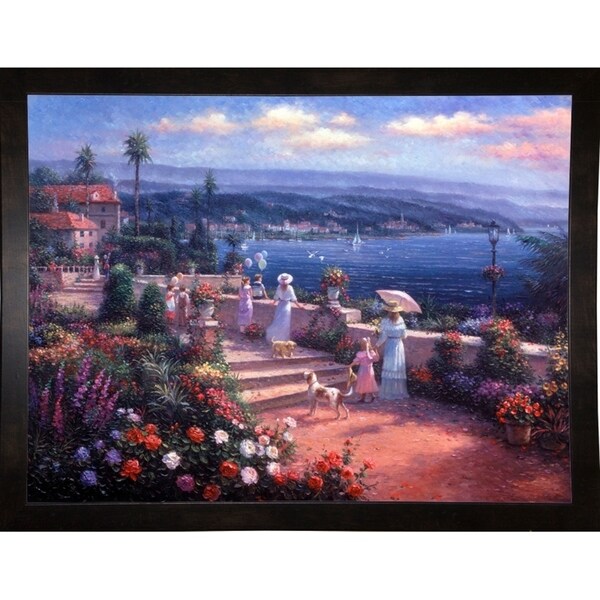 Seaside View-GHA37096 Print 21.75"x29" by Ghambaro