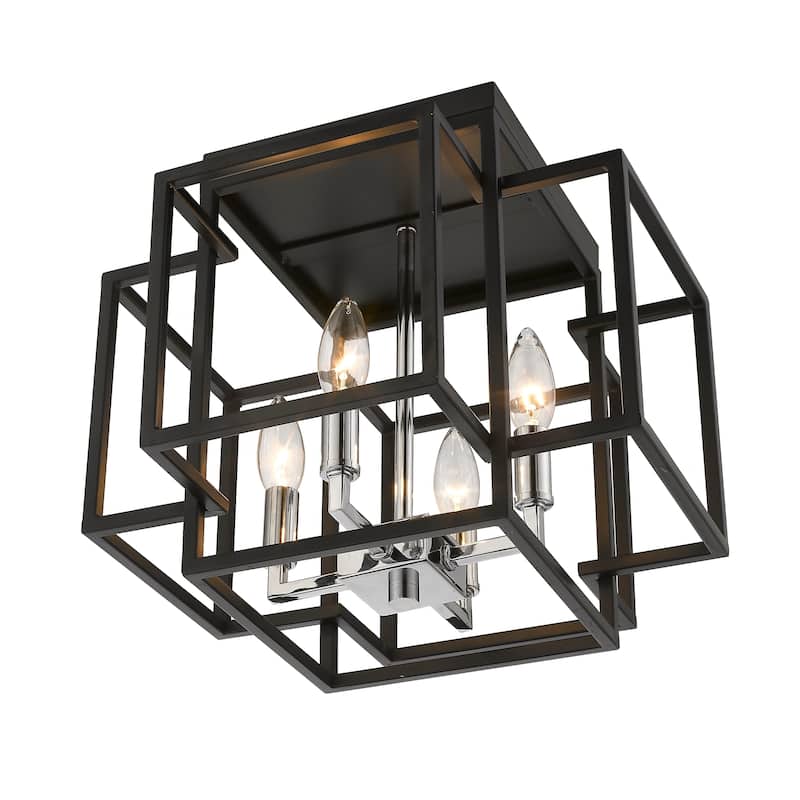 Titania 4 Light Flush Mount