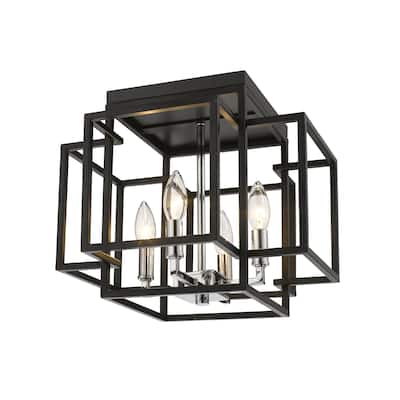 Titania 4 Light Flush Mount