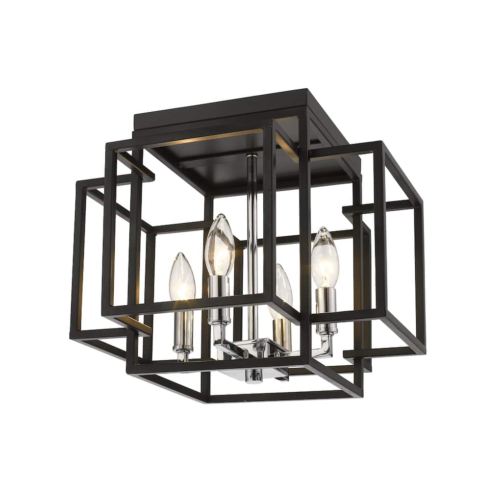 Titania 4 Light Flush Mount