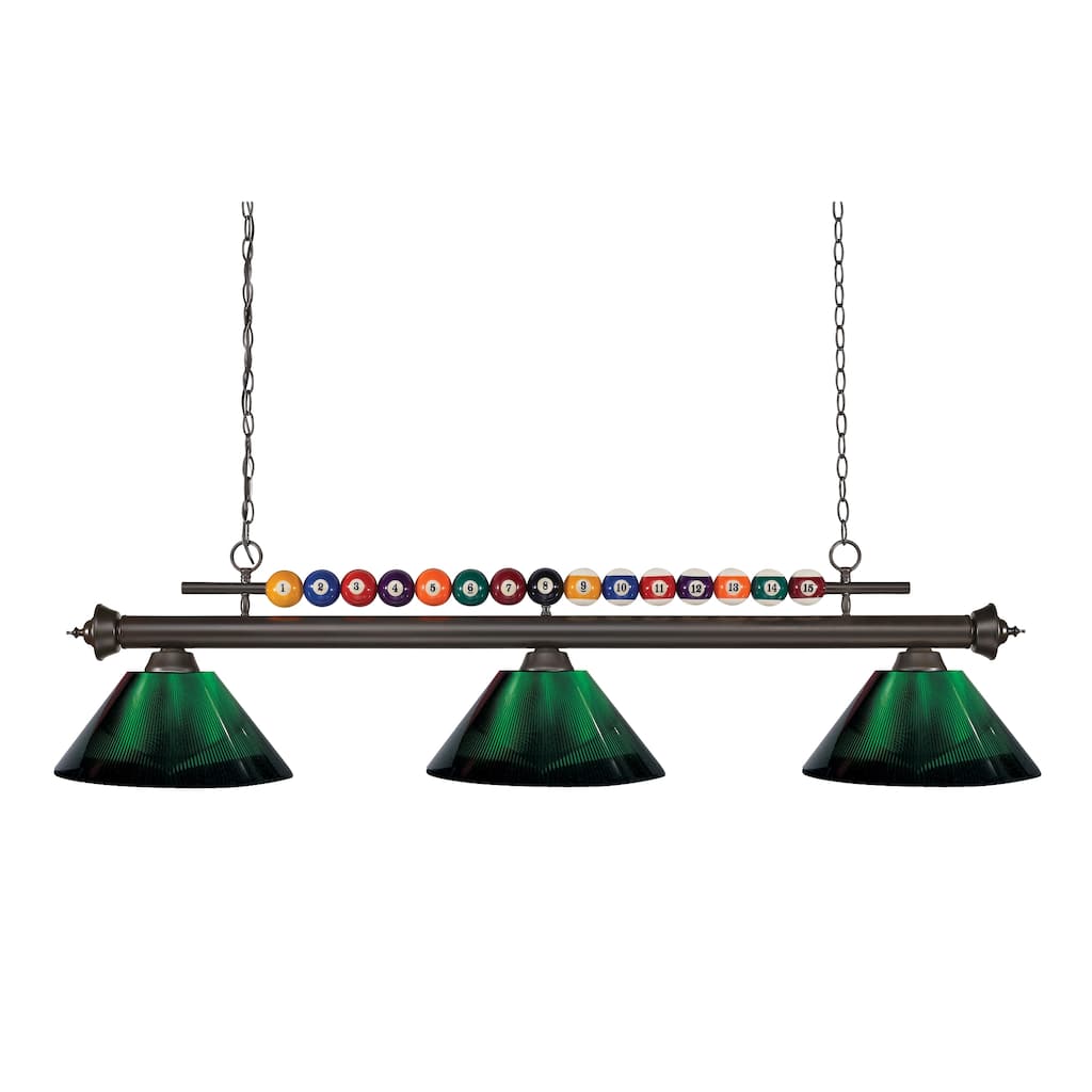 Shark 3 Light Billiard Light - Bronze