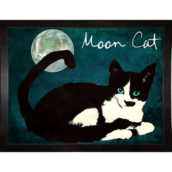 Mooncat-MINSOM126550 Print 18"x24" by Mindy Sommers