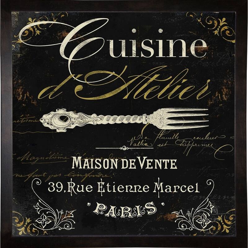La Cuisine I-COLBAK138156 Print 24"x24" by Color Bakery - cafe espresso