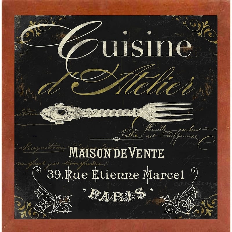 La Cuisine I-COLBAK138156 Print 24"x24" by Color Bakery