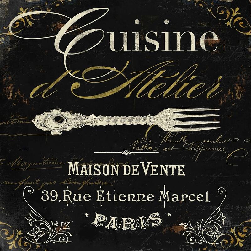 La Cuisine I-COLBAK138156 Print 24"x24" by Color Bakery - unframed (canvas only)
