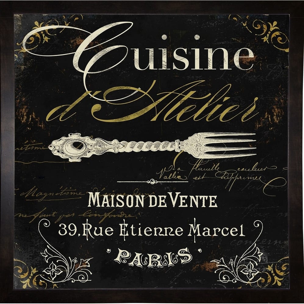 La Cuisine I-COLBAK138156 Print 24"x24" by Color Bakery