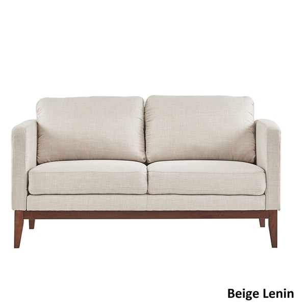 Carson Carrington Siauliai Linen Upholstered Sofa and Loveseat