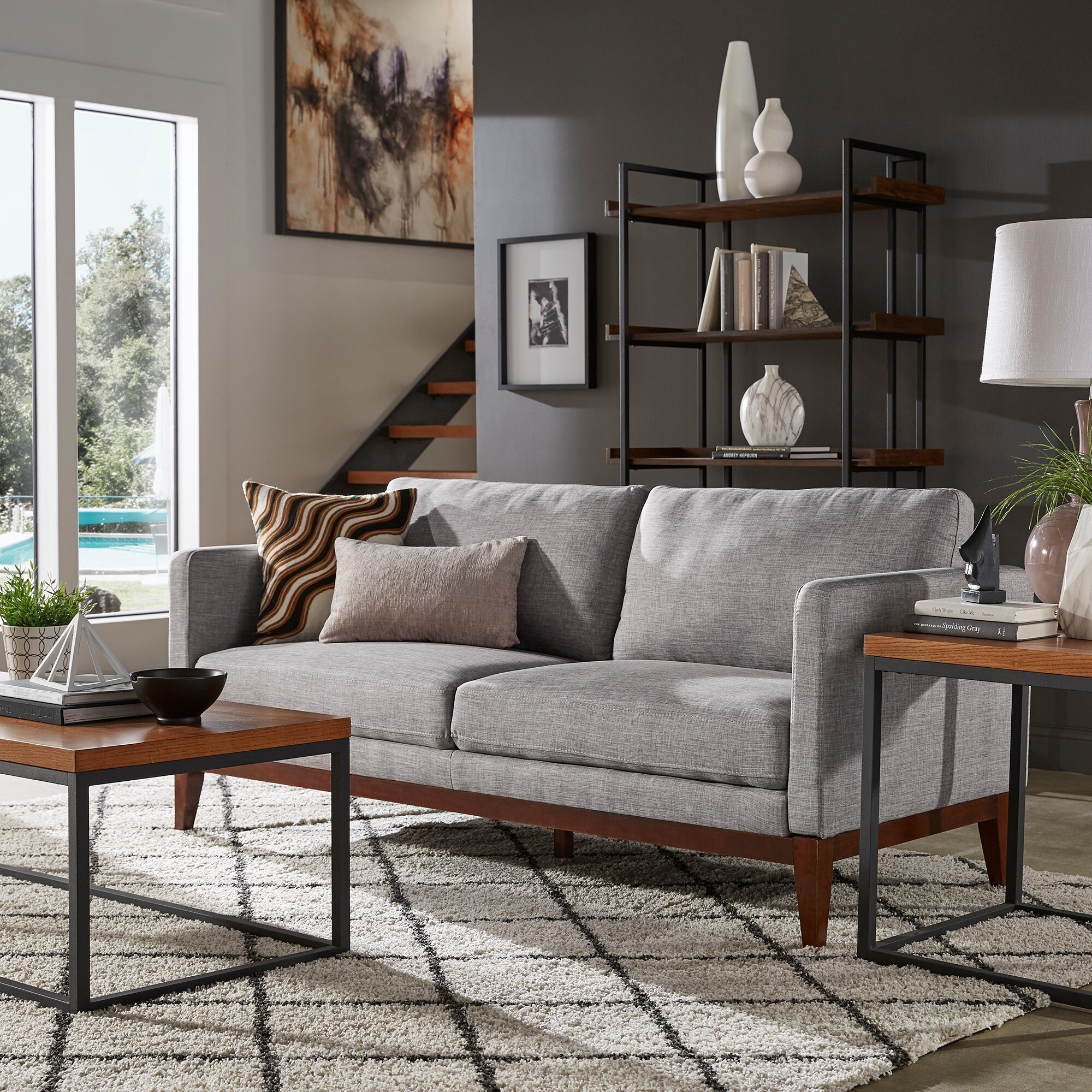 Shop Carson Carrington Siauliai Linen Upholstered Sofa Or Loveseat