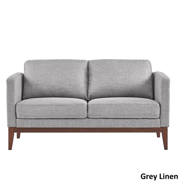 Carson Carrington Siauliai Linen Upholstered Sofa and Loveseat
