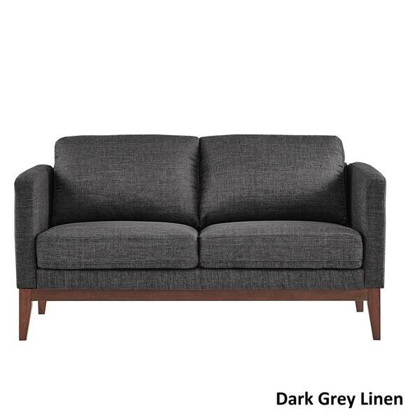 Carson Carrington Siauliai Linen Upholstered Sofa and Loveseat