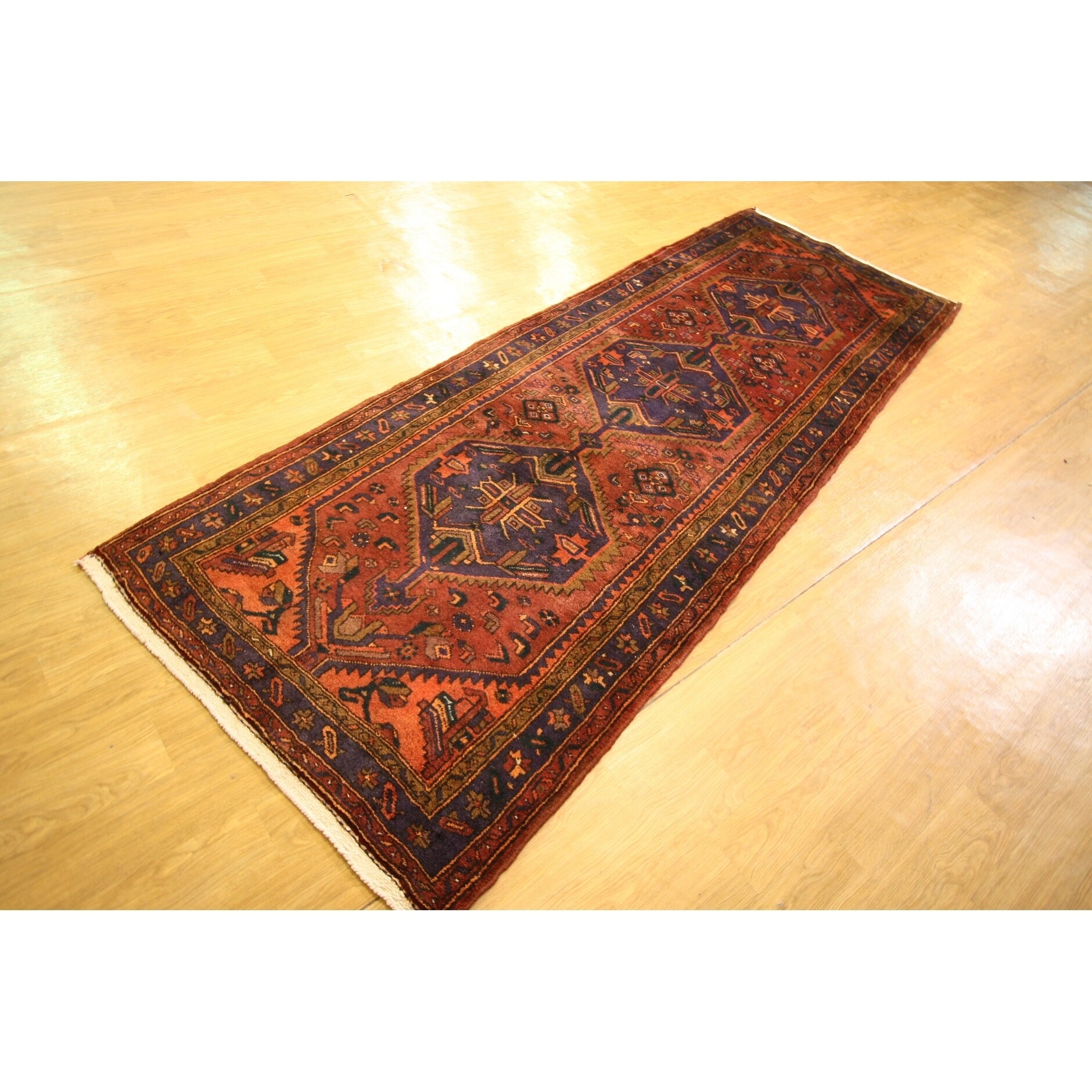 KALYAN handwoven wool rug runners 76 cm x 244 cm