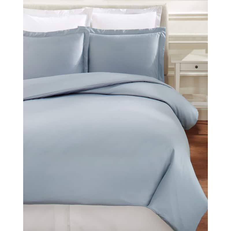 Home Sweet Home Collection 600 Thread Count Cotton Hemstitch Duvet Set