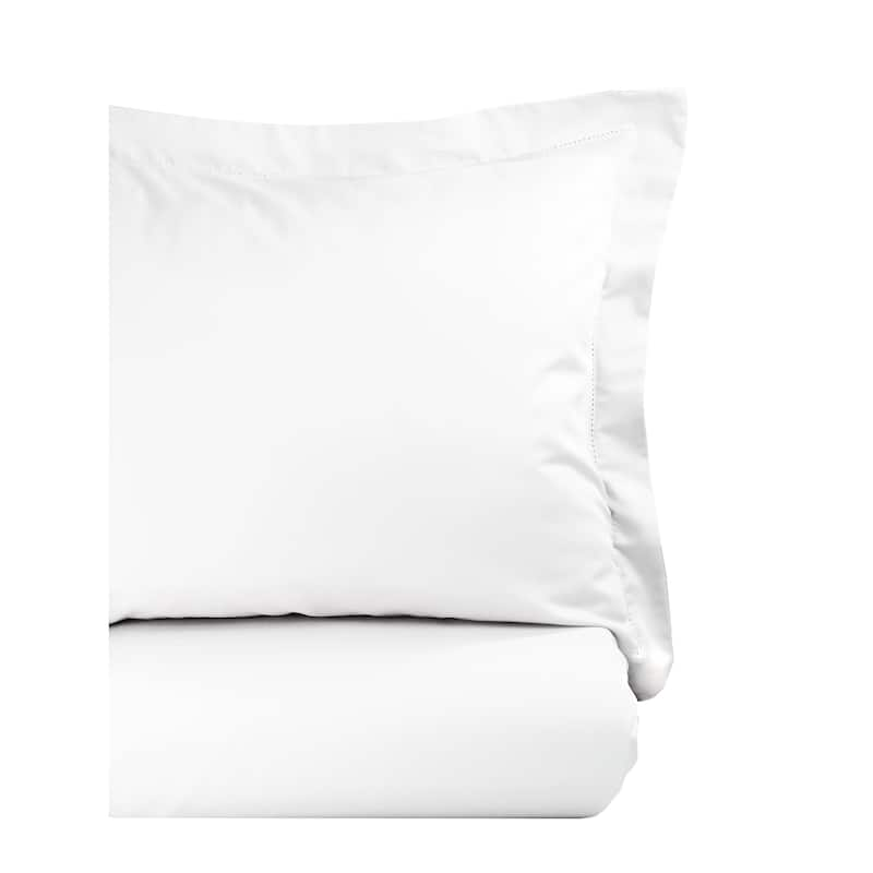 Home Sweet Home Collection 600 Thread Count Cotton Hemstitch Duvet Set