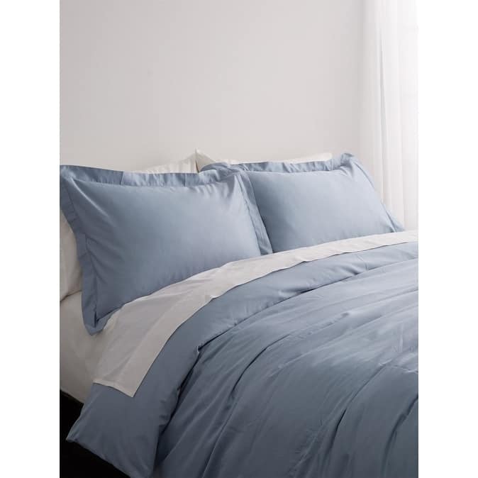 Home Sweet Home Collection 600 Thread Count Cotton Hemstitch Duvet Set