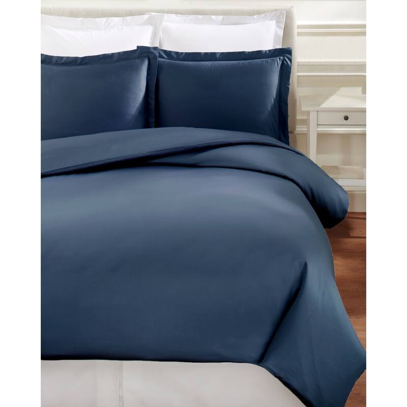 Home Sweet Home Collection 600 Thread Count Cotton Hemstitch Duvet Set