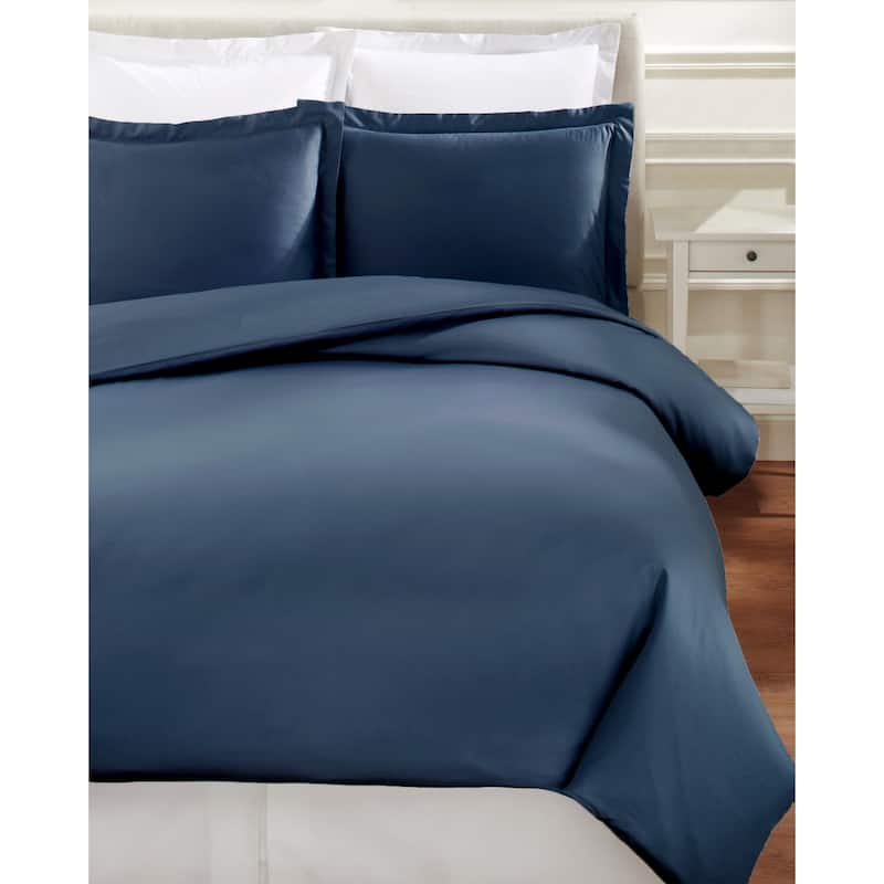 Home Sweet Home Collection 600 Thread Count Cotton Hemstitch Duvet Set