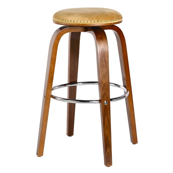 Porthos Home Ellis Suede Fabric Upholstered Swivel Bar Stools with