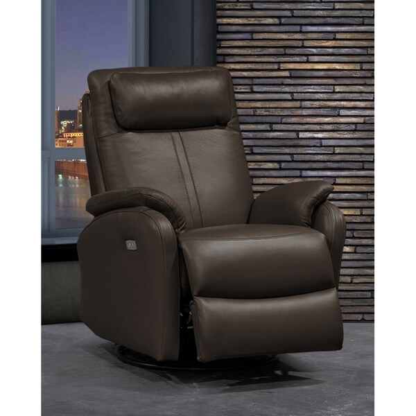 leather glider rocker recliner