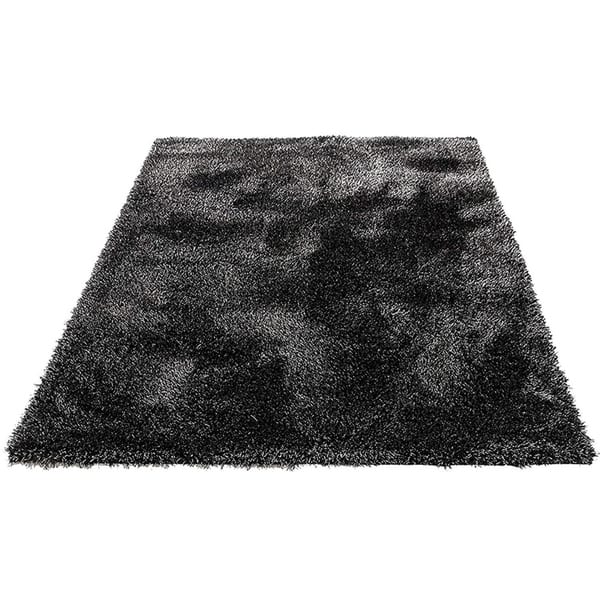 Cozy Plush Black Shag Shaggy Area Rug Carpet Romance Epic Black - 8' x ...