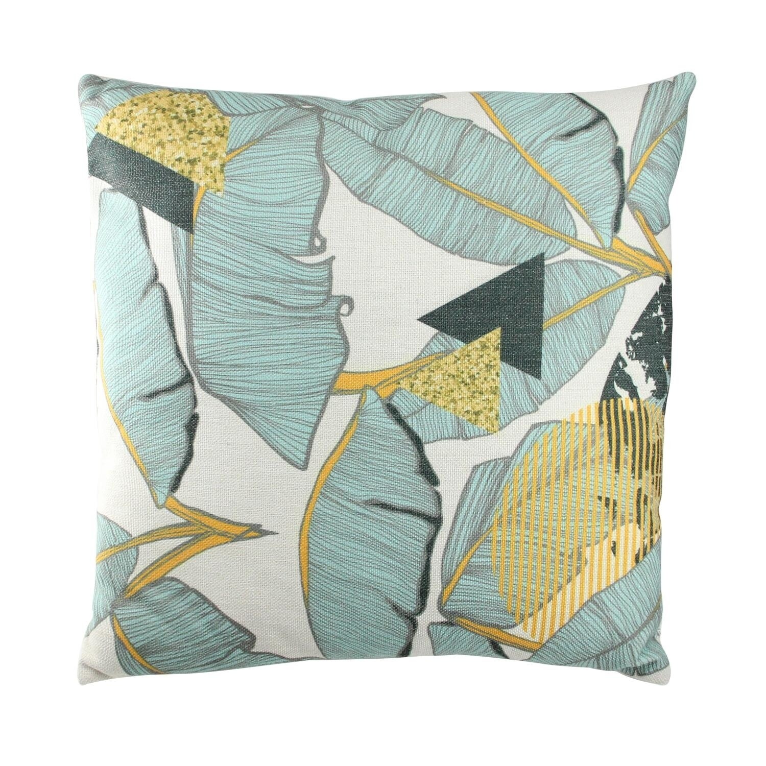 banana leaf throw pillow