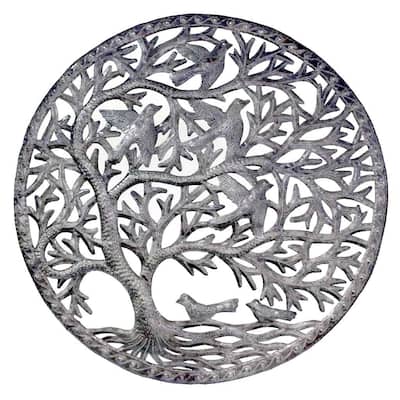 Handmade Stormy Tree of Life Wall Art (Haiti)