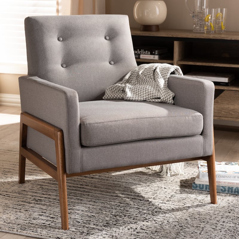 Mid-Century Lounge Chair by Baxton Studio
