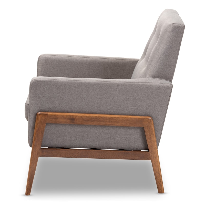 Mid-Century Lounge Chair by Baxton Studio