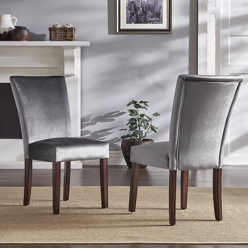 Cannes Upholstered Parson Dining Chair (Set of 2) by iNSPIRE Q Bold