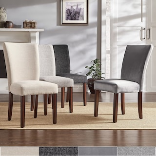 Cannes Upholstered Parson Dining Chair (Set of 2) by iNSPIRE Q Bold