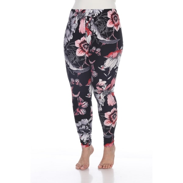 plus size printed leggings