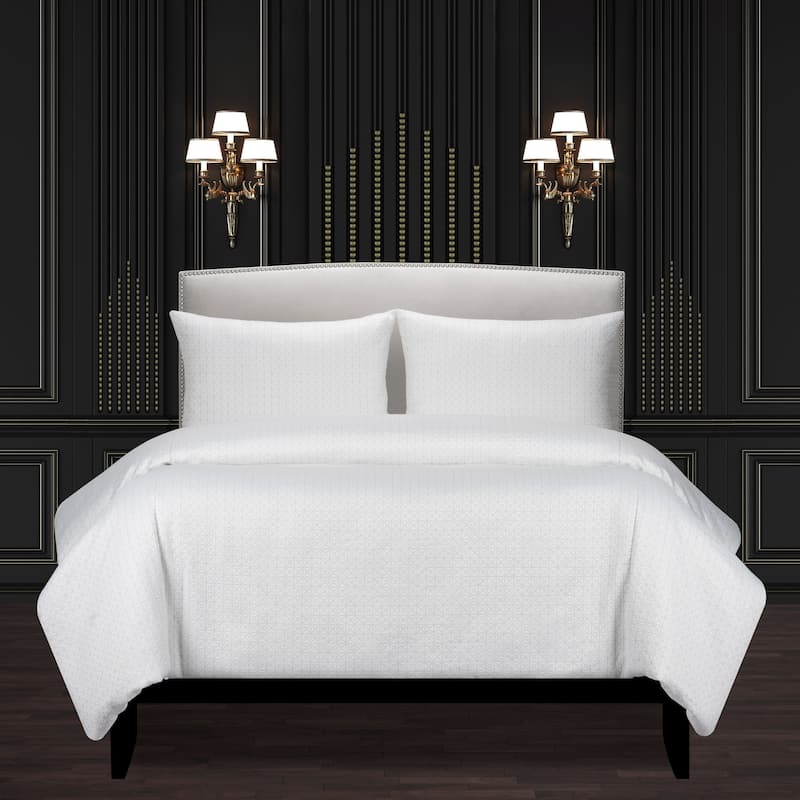 F Scott Fitzgerald Manuscript Silver Luxury Duvet Cover and Insert Set
