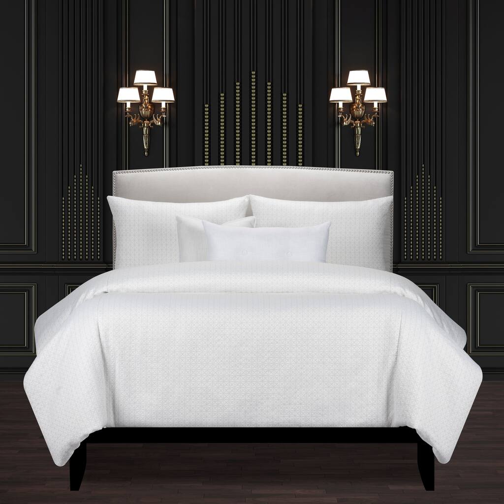 F Scott Fitzgerald Manuscript Silver Luxury Duvet Cover and Insert Set