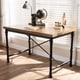 Industrial Wood and Metal Desk by Baxton Studio - Bed Bath & Beyond ...